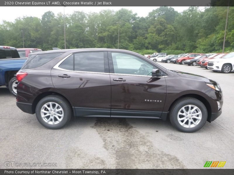 Chocolate Metallic / Jet Black 2020 Chevrolet Equinox LT AWD