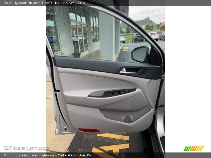 Molten Silver / Gray 2019 Hyundai Tucson SEL AWD