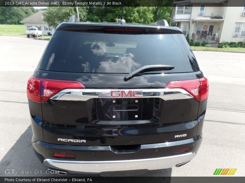 Ebony Twilight Metallic / Jet Black 2019 GMC Acadia Denali AWD