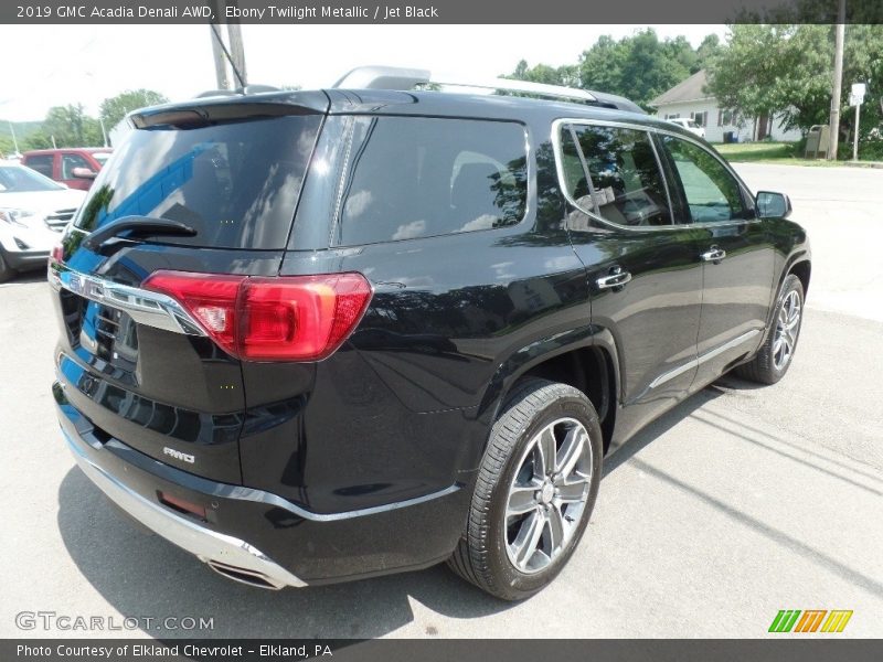 Ebony Twilight Metallic / Jet Black 2019 GMC Acadia Denali AWD
