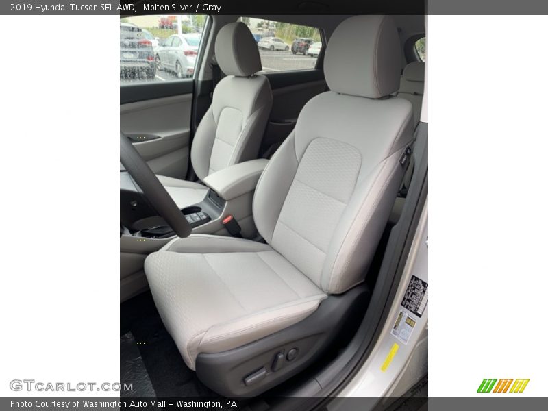 Molten Silver / Gray 2019 Hyundai Tucson SEL AWD