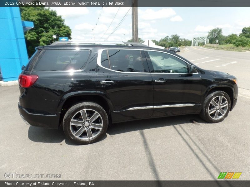 Ebony Twilight Metallic / Jet Black 2019 GMC Acadia Denali AWD
