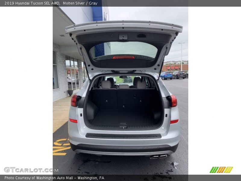 Molten Silver / Gray 2019 Hyundai Tucson SEL AWD