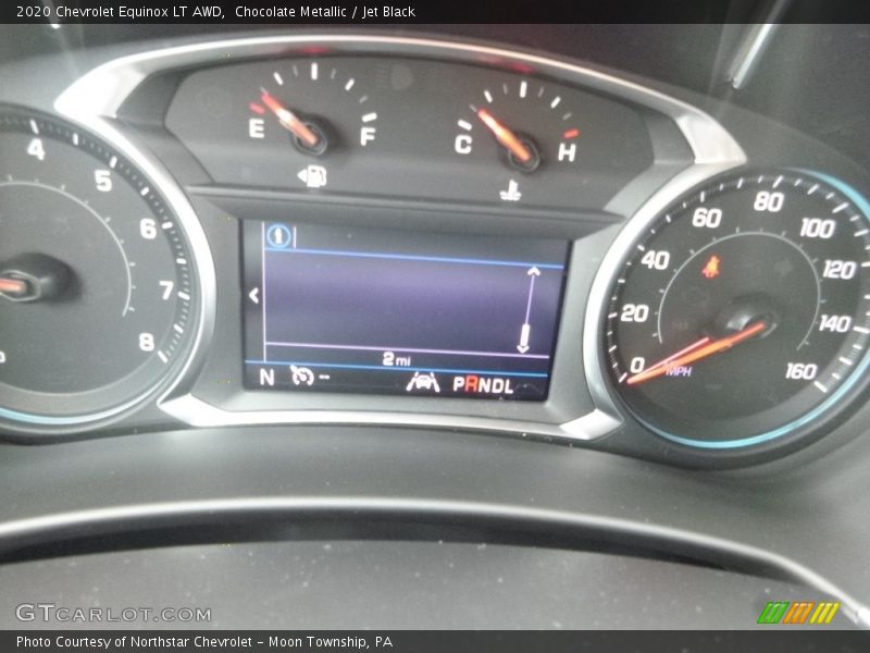 Chocolate Metallic / Jet Black 2020 Chevrolet Equinox LT AWD
