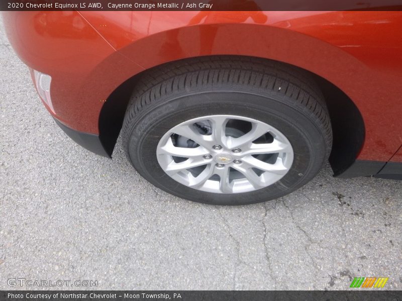 Cayenne Orange Metallic / Ash Gray 2020 Chevrolet Equinox LS AWD
