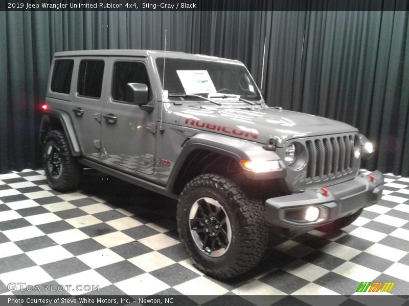 Sting-Gray / Black 2019 Jeep Wrangler Unlimited Rubicon 4x4
