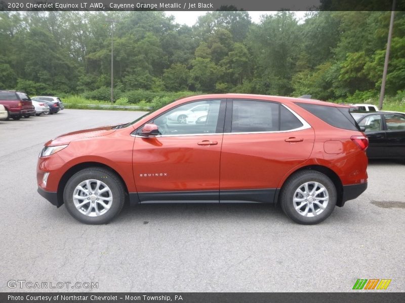  2020 Equinox LT AWD Cayenne Orange Metallic