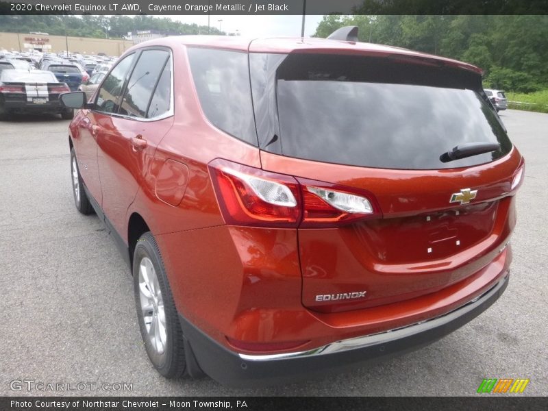 Cayenne Orange Metallic / Jet Black 2020 Chevrolet Equinox LT AWD