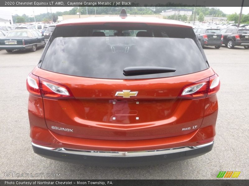 Cayenne Orange Metallic / Jet Black 2020 Chevrolet Equinox LT AWD