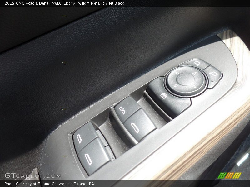 Ebony Twilight Metallic / Jet Black 2019 GMC Acadia Denali AWD