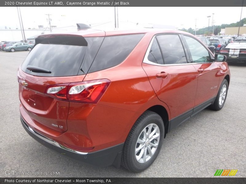 Cayenne Orange Metallic / Jet Black 2020 Chevrolet Equinox LT AWD