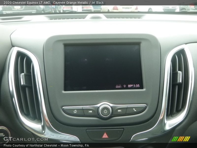 Cayenne Orange Metallic / Jet Black 2020 Chevrolet Equinox LT AWD