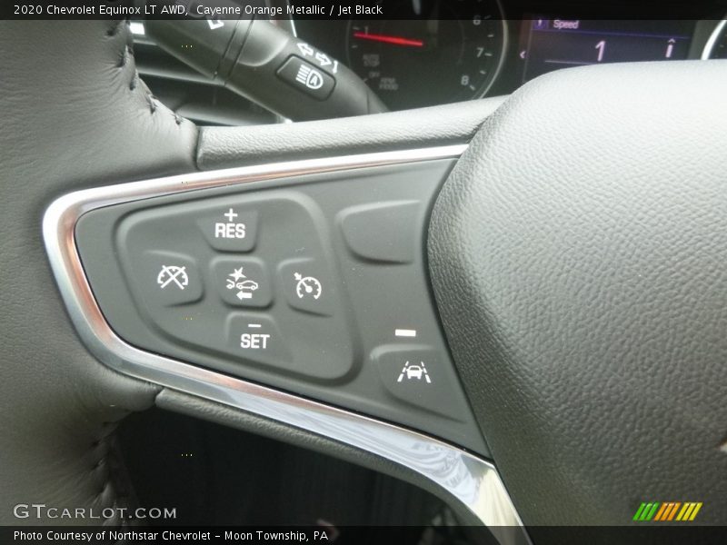 Cayenne Orange Metallic / Jet Black 2020 Chevrolet Equinox LT AWD