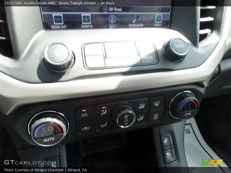 Ebony Twilight Metallic / Jet Black 2019 GMC Acadia Denali AWD