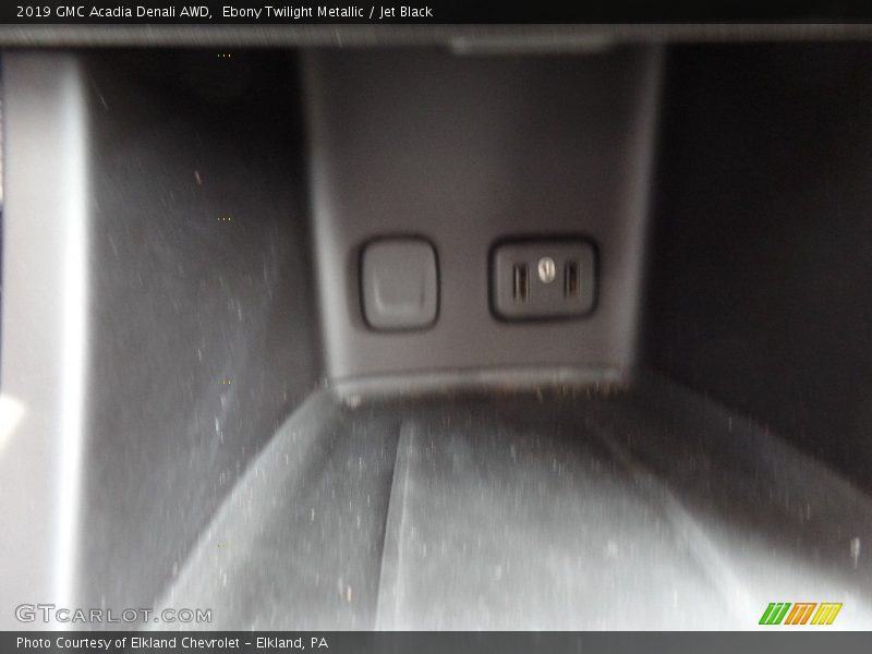 Ebony Twilight Metallic / Jet Black 2019 GMC Acadia Denali AWD