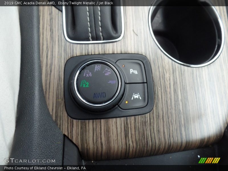 Ebony Twilight Metallic / Jet Black 2019 GMC Acadia Denali AWD