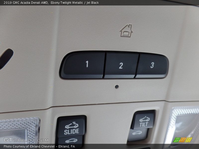 Ebony Twilight Metallic / Jet Black 2019 GMC Acadia Denali AWD