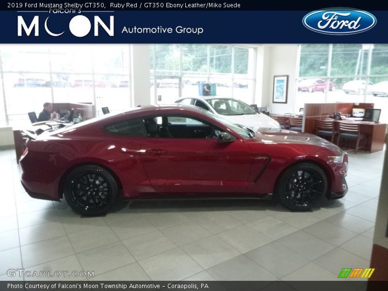 Ruby Red / GT350 Ebony Leather/Miko Suede 2019 Ford Mustang Shelby GT350