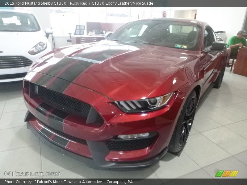 Ruby Red / GT350 Ebony Leather/Miko Suede 2019 Ford Mustang Shelby GT350