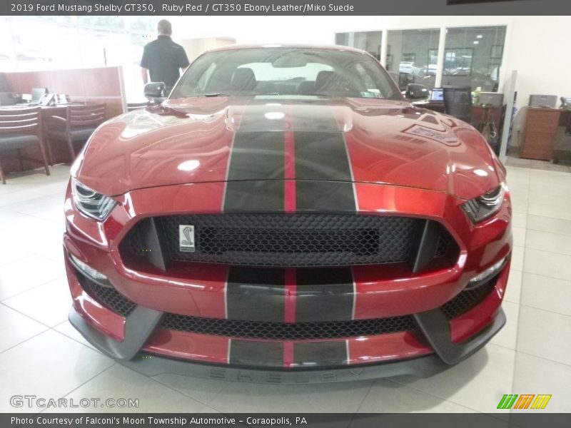 Ruby Red / GT350 Ebony Leather/Miko Suede 2019 Ford Mustang Shelby GT350