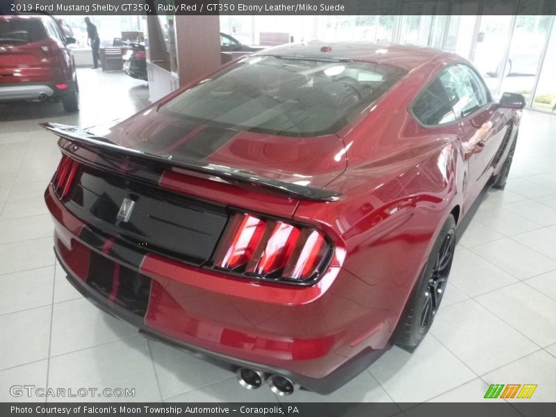 Ruby Red / GT350 Ebony Leather/Miko Suede 2019 Ford Mustang Shelby GT350