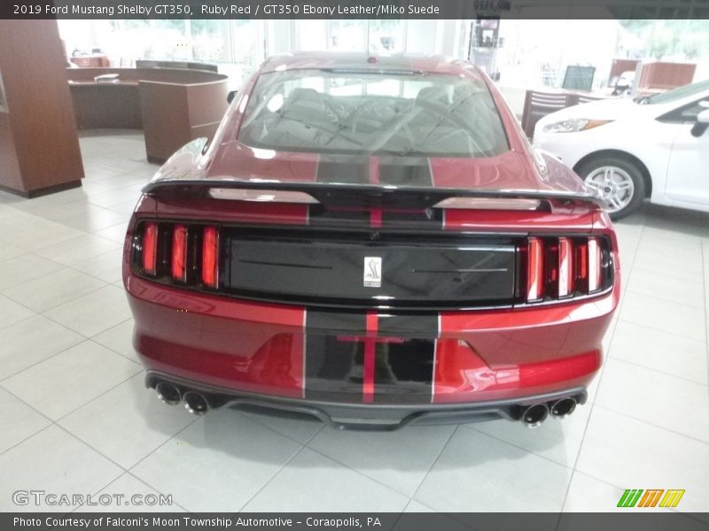 Ruby Red / GT350 Ebony Leather/Miko Suede 2019 Ford Mustang Shelby GT350