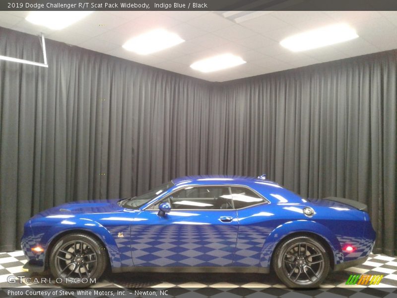 Indigo Blue / Black 2019 Dodge Challenger R/T Scat Pack Widebody