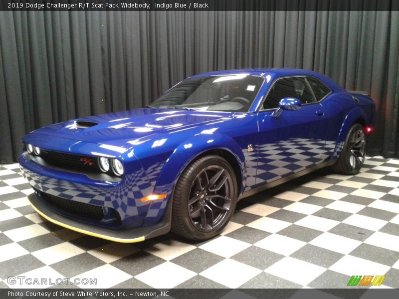 Indigo Blue / Black 2019 Dodge Challenger R/T Scat Pack Widebody