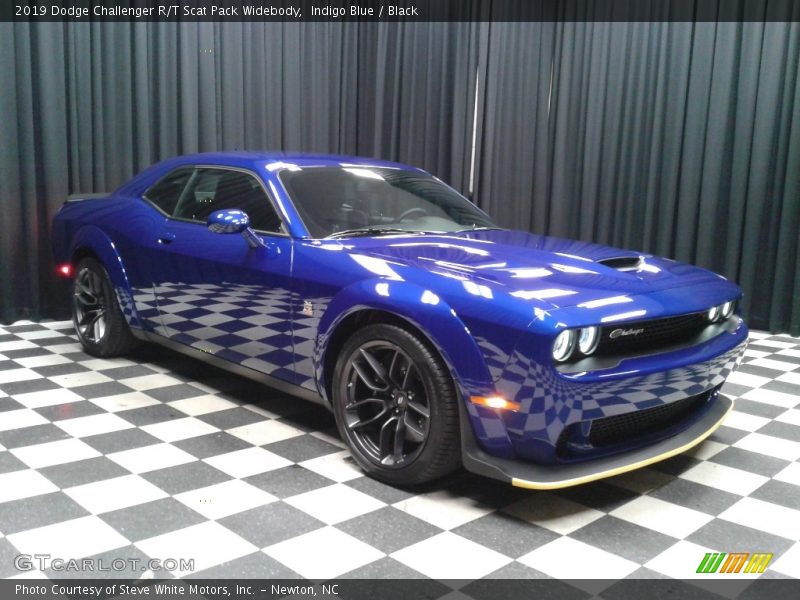 Indigo Blue / Black 2019 Dodge Challenger R/T Scat Pack Widebody