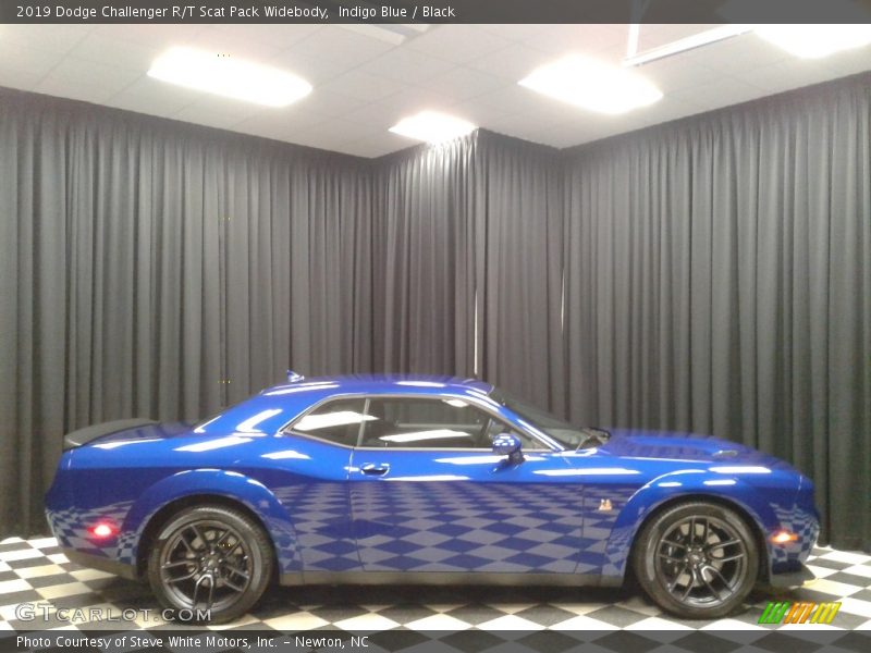 Indigo Blue / Black 2019 Dodge Challenger R/T Scat Pack Widebody