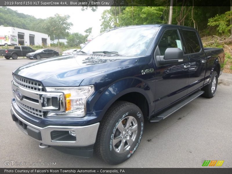 Blue Jeans / Earth Gray 2019 Ford F150 XLT SuperCrew 4x4