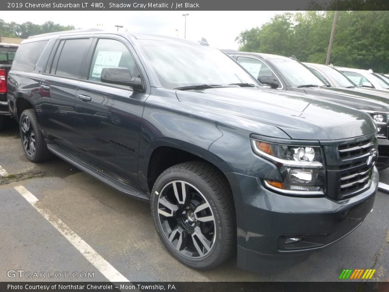Shadow Gray Metallic / Jet Black 2019 Chevrolet Suburban LT 4WD