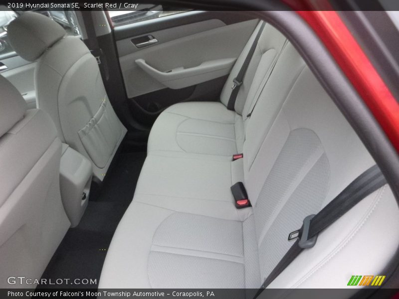 Scarlet Red / Gray 2019 Hyundai Sonata SE