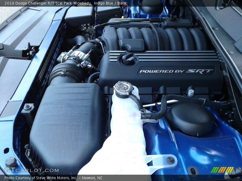 Indigo Blue / Black 2019 Dodge Challenger R/T Scat Pack Widebody
