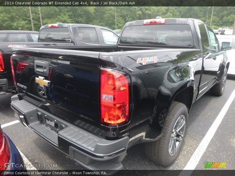 Black / Jet Black/Dark Ash 2019 Chevrolet Colorado WT Extended Cab 4x4