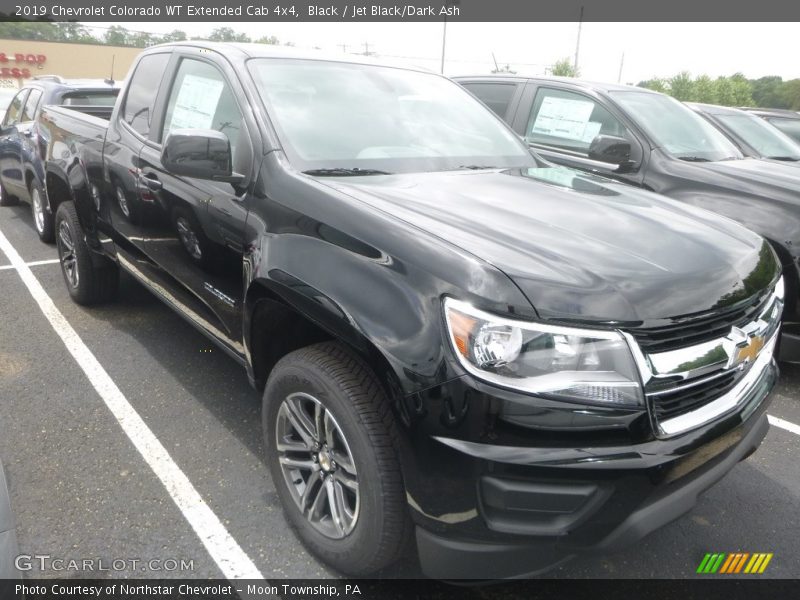 Black / Jet Black/Dark Ash 2019 Chevrolet Colorado WT Extended Cab 4x4
