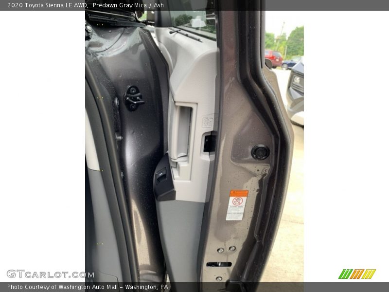 Predawn Gray Mica / Ash 2020 Toyota Sienna LE AWD