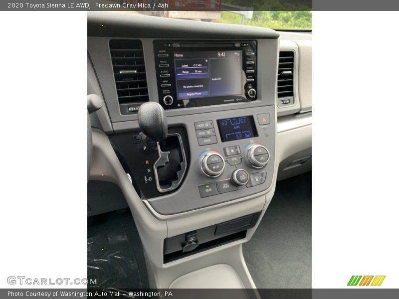 Predawn Gray Mica / Ash 2020 Toyota Sienna LE AWD