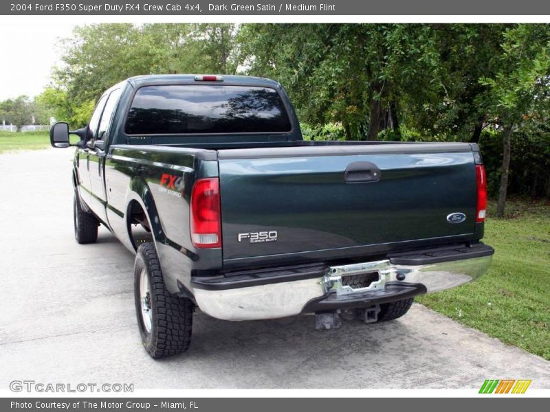 Dark Green Satin / Medium Flint 2004 Ford F350 Super Duty FX4 Crew Cab 4x4