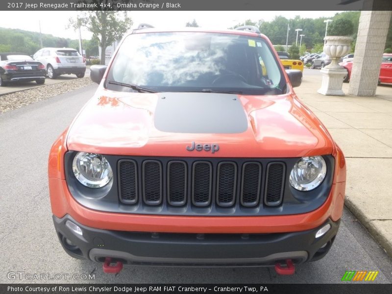 Omaha Orange / Black 2017 Jeep Renegade Trailhawk 4x4