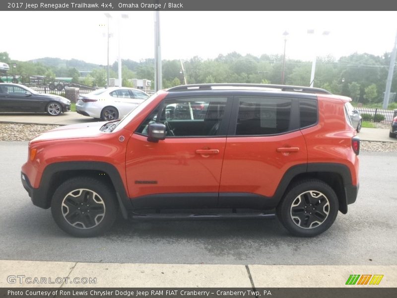 Omaha Orange / Black 2017 Jeep Renegade Trailhawk 4x4