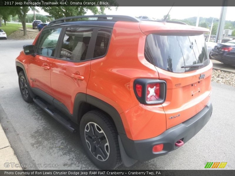 Omaha Orange / Black 2017 Jeep Renegade Trailhawk 4x4