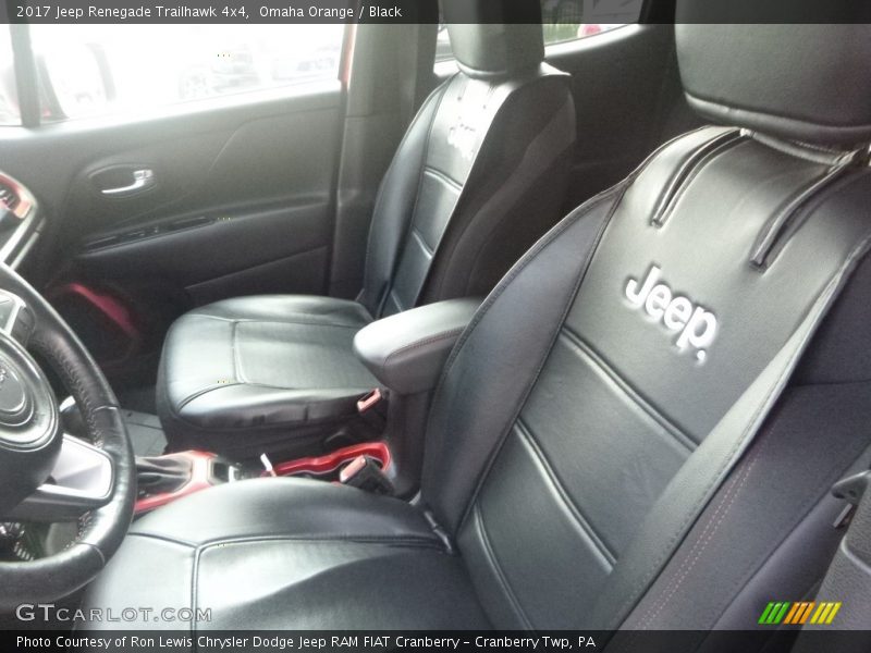 Omaha Orange / Black 2017 Jeep Renegade Trailhawk 4x4