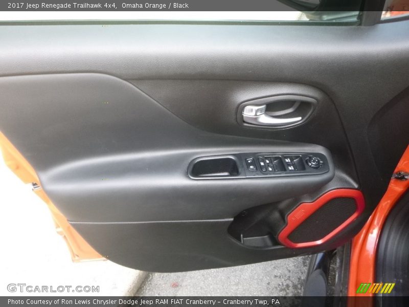 Omaha Orange / Black 2017 Jeep Renegade Trailhawk 4x4