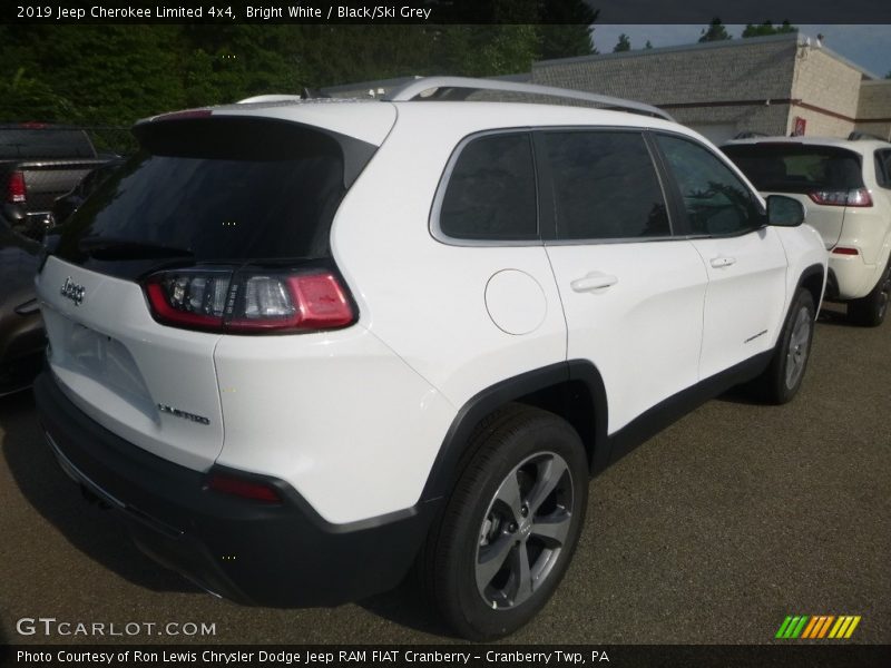 Bright White / Black/Ski Grey 2019 Jeep Cherokee Limited 4x4