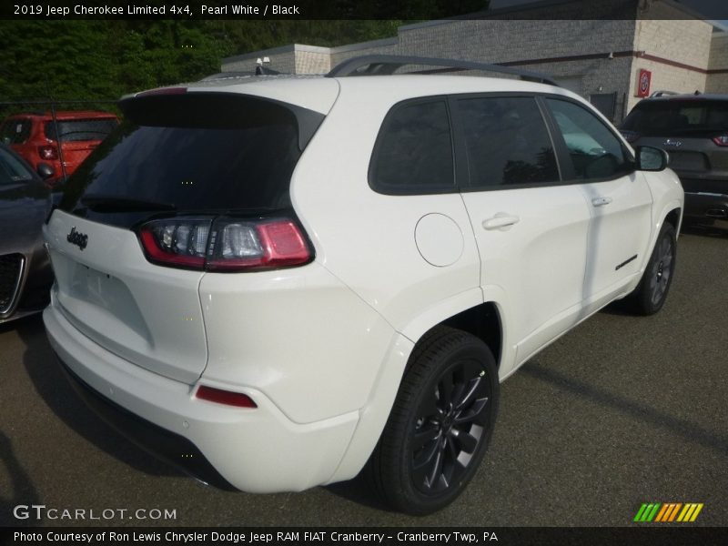Pearl White / Black 2019 Jeep Cherokee Limited 4x4