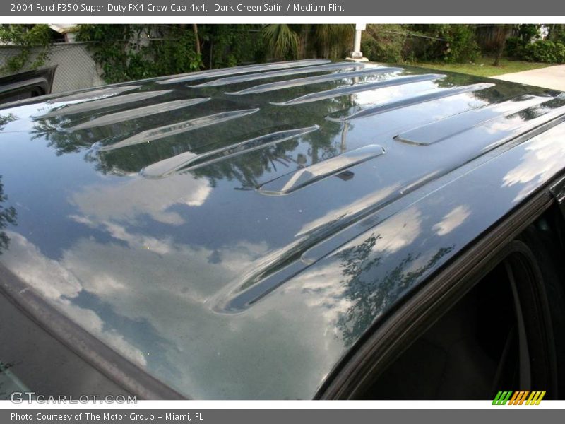 Dark Green Satin / Medium Flint 2004 Ford F350 Super Duty FX4 Crew Cab 4x4