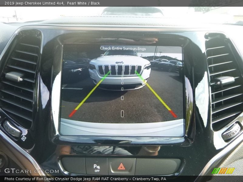 Pearl White / Black 2019 Jeep Cherokee Limited 4x4