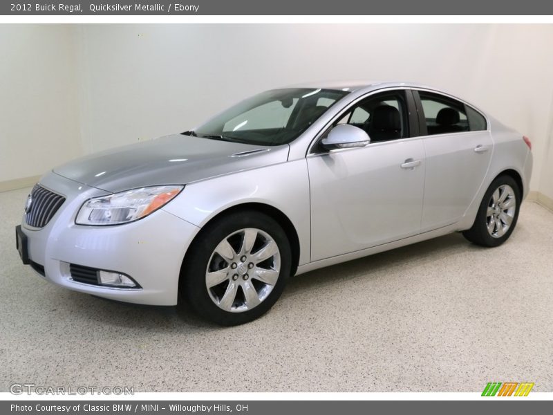 Quicksilver Metallic / Ebony 2012 Buick Regal