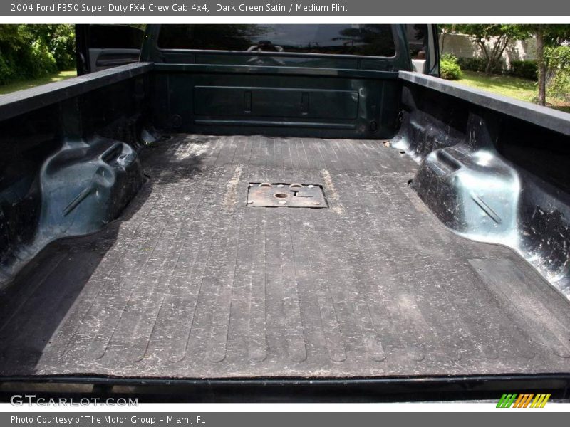 Dark Green Satin / Medium Flint 2004 Ford F350 Super Duty FX4 Crew Cab 4x4